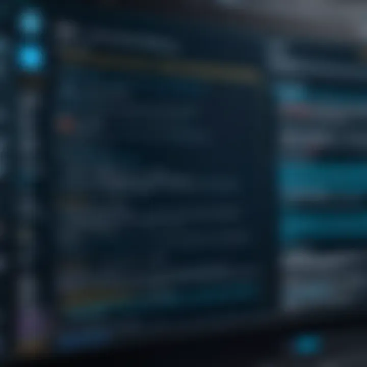 Command line interface demonstrating SSH usage