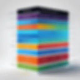 Visual representation of database structure