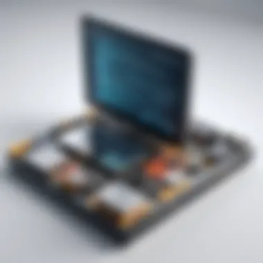 Interplay Between Software Applications and Hardware Diagram illustrating the interaction between software and hardware