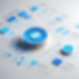 Conceptual diagram illustrating data integration in technology