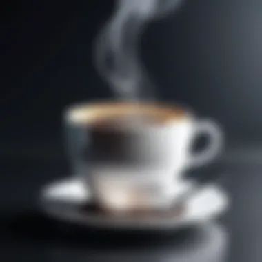Steaming Cup of Aromatic Goodness Steaming cup of aromatic goodness