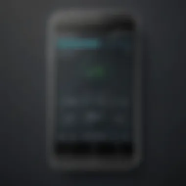 Android Device with FM Radio Settings Android device showing FM radio settings