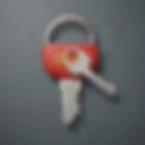 Key Symbolizing Unlocking Gmail Account