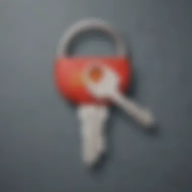 Key Symbolizing Unlocking Gmail Account