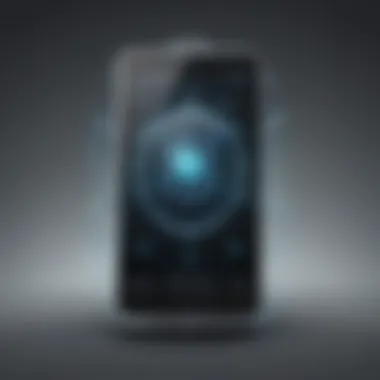 Network Protection Smartphone with network security shield
