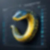 Python logo with automation tools