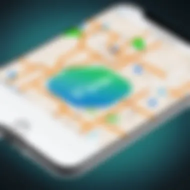 Find My iPhone Feature in iCloud Screenshot of Find My iPhone feature in iCloud