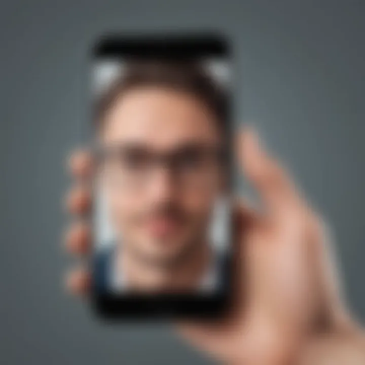 Illustration of Android phone showcasing video call etiquette