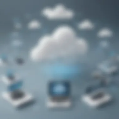 Benefits of Cloud Computing Models Visual representation of benefits of cloud computing models