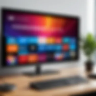 Enjoying Spectrum TV Streaming Enjoying Spectrum TV streaming on a large monitor