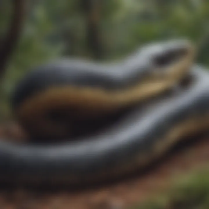 Wild Speculation - An illustration depicting the rumors surrounding anacondas in Australia